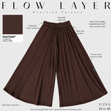 Pantaloni palazzo oversize regolabili « FLOW LAYER » - OUMMI BASICS