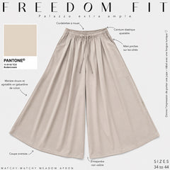 Extra loose adjustable palazzo "FREEDOM FIT" - OUMMI BASICS