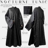 Tunique à fentes texturé « NOCTURNE TUNIC » - OUMMI BASICS