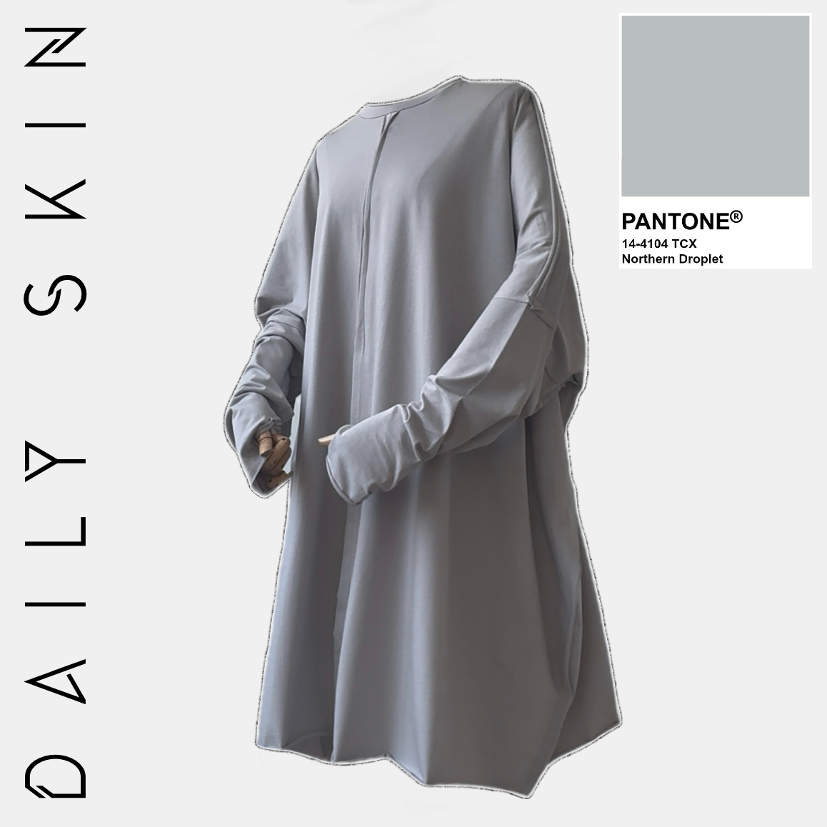 Top oversize effet seconde peau option mitaine « LE DAILY SKIN » - DAILY DRESS