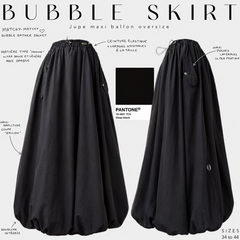 Jupe maxi ballon oversize « BUBBLE SKIRT » - OUMMI BASICS