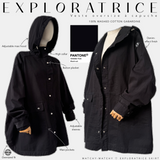 Veste oversize à capuche « EXPLORATRICE JACKET » - OUMMI BASICS