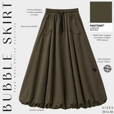 Oversized Bubble Maxi Skirt - OUMMI BASICS