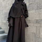 Maxi jupe en coton piqué « CLUB LINE SKIRT » - OUMMI BASICS