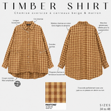 Chemise oversize à carreaux « TIMBER SHIRT » - OUMMI BASICS