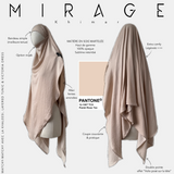 Khimar à double pointe "MIRAGE" - OUMMI BASICS