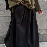 Palazzo ajustable finition veloutée « EASY MOVE PANT » - OUMMI BASICS