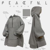 Sweat oversize à capuche "PEACEFULL HOODIE" - DAILY DRESS