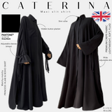 Maxi-chemise à fentes "CATERINA" - OUMMI BASICS