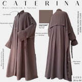Maxi-chemise à fentes "CATERINA" - OUMMI BASICS