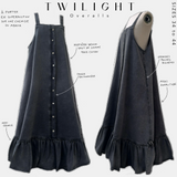 Robe salopette en jean longue « TWILIGHT OVERALLS » - OUMMI BASICS