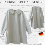 Chemisier oversize 100% Coton "CLAUDINE BREEZE BLOUSE" - OUMMI BASICS