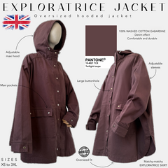Veste oversize à capuche « EXPLORATRICE JACKET » - OUMMI BASICS