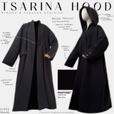 Kimono à capuche oversize "TSARINA HOOD" - OUMMI BASICS