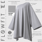 T-shirt oversize à fentes « FLOWFIT TEE » - OUMMI BASICS