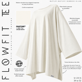 T-shirt oversize à fentes « FLOWFIT TEE » - OUMMI BASICS