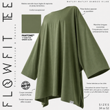 T-shirt oversize à fentes « FLOWFIT TEE » - OUMMI BASICS
