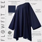 T-shirt oversize à fentes « FLOWFIT TEE » - OUMMI BASICS