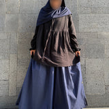 Palazzo effet jupe en jean « DENIM PALAZZO » - OUMMI BASICS