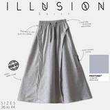 Jupe longue cosy "ILLUSION SKIRT" - DAILY DRESS