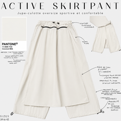 Jupe-culotte sportive « ACTIVE SKIRTPANT » - OUMMI BASICS