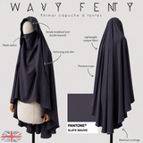 Khimar Capuche à fentes "WAVY FENTY" - OUMMI BASICS