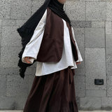 Maxi jupe en gabardine « SAARI SKIRT™ » - OUMMI BASICS