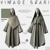 Veste oversize "VINTAGE SAFARI JACKET" - OUMMI BASICS