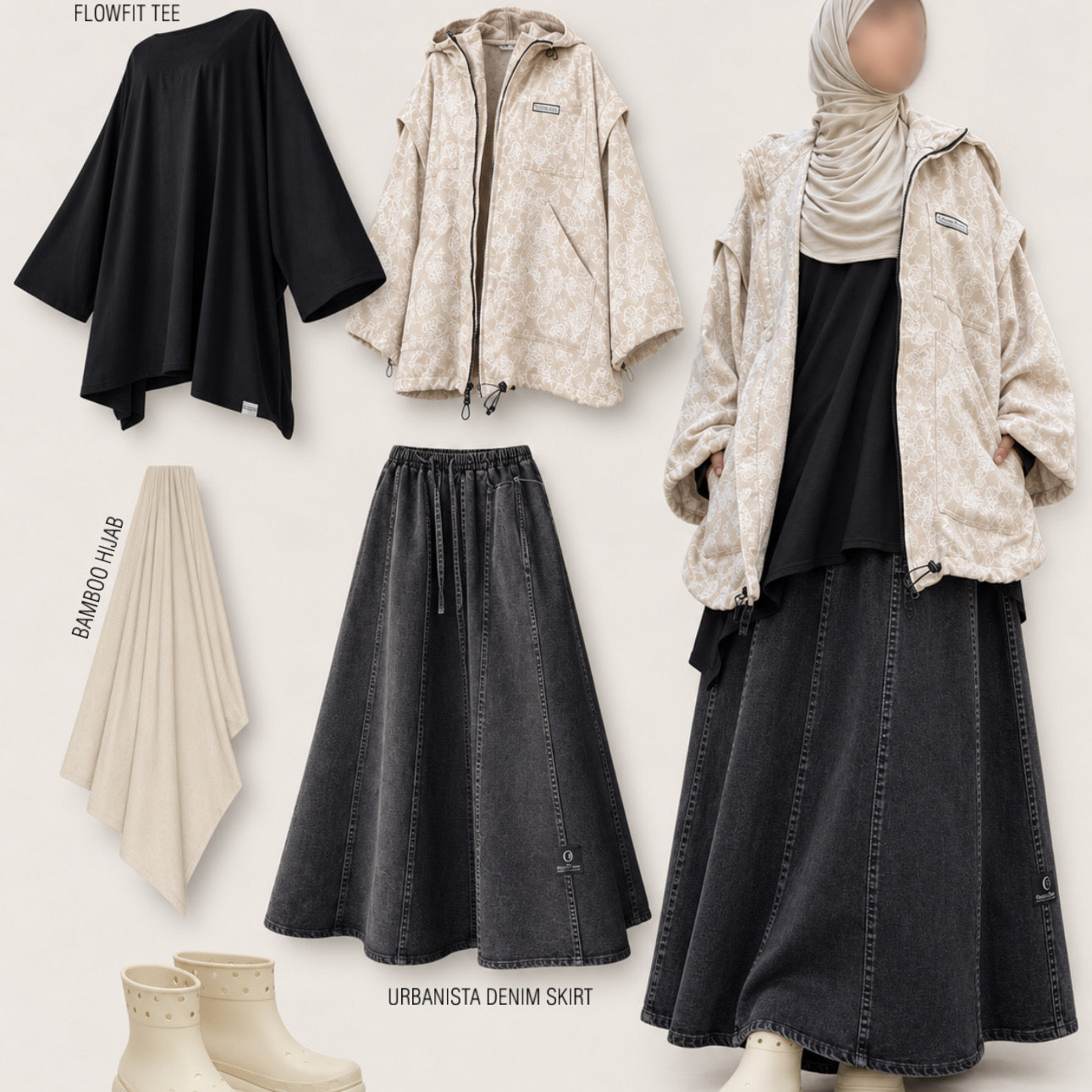Casaco oversize de mulher « BROCADE JACKET » - OUMMI BASICS