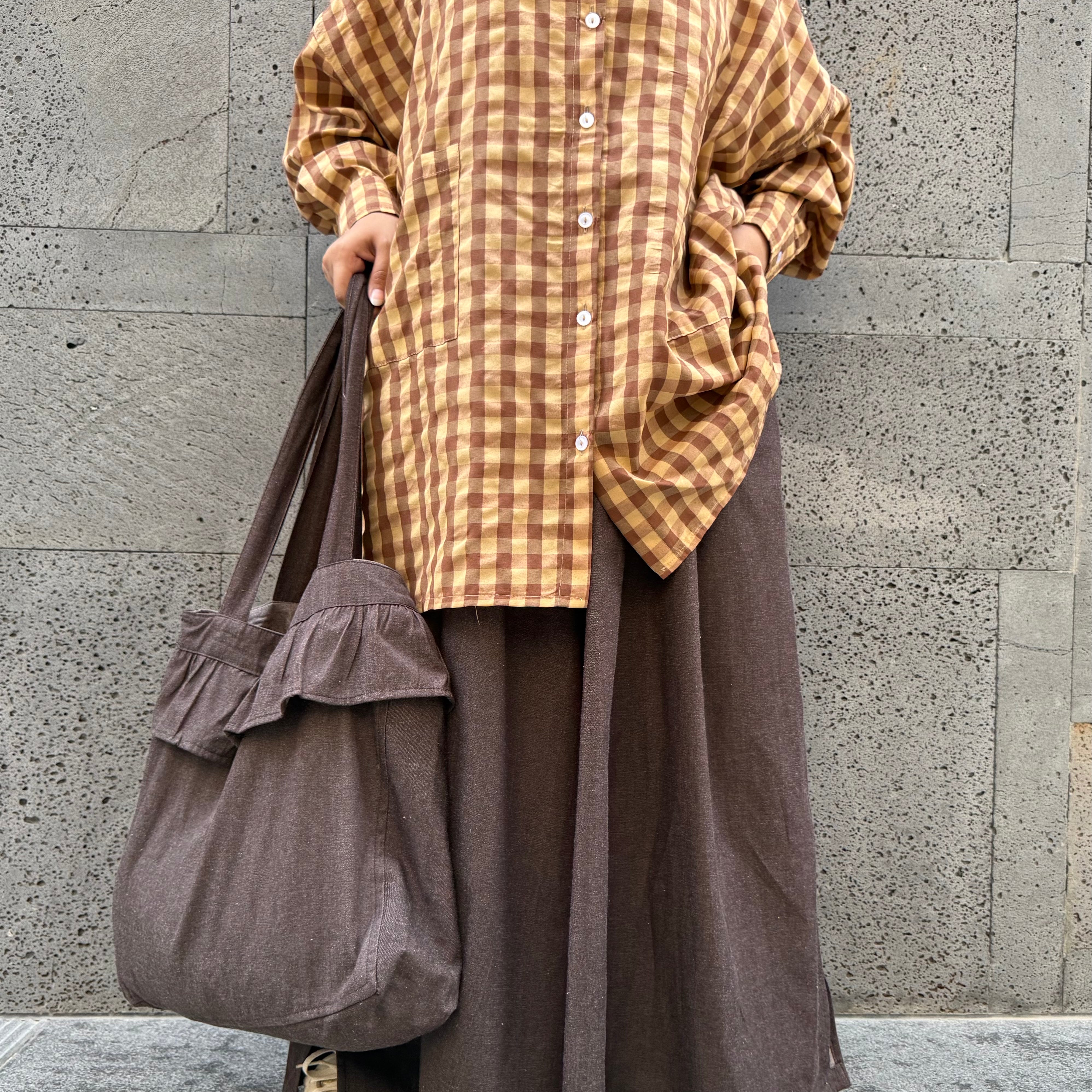 Chemise oversize à carreaux « TIMBER SHIRT » - OUMMI BASICS