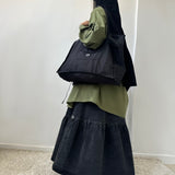 Cabas noir multi-options « THE URBAN TOTE-BAG » - OUMMI BASICS