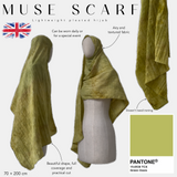 Muse scarf green oasis