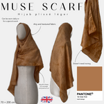 Muse scarf laced mango