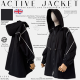 Oversized sporty and comfortable jacket acteive jacket 