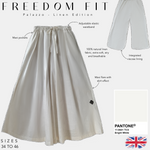 Palazzo - linen edition freedom fit Pantone bright white 