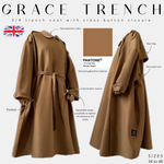 Pantone brown sugar grace trench