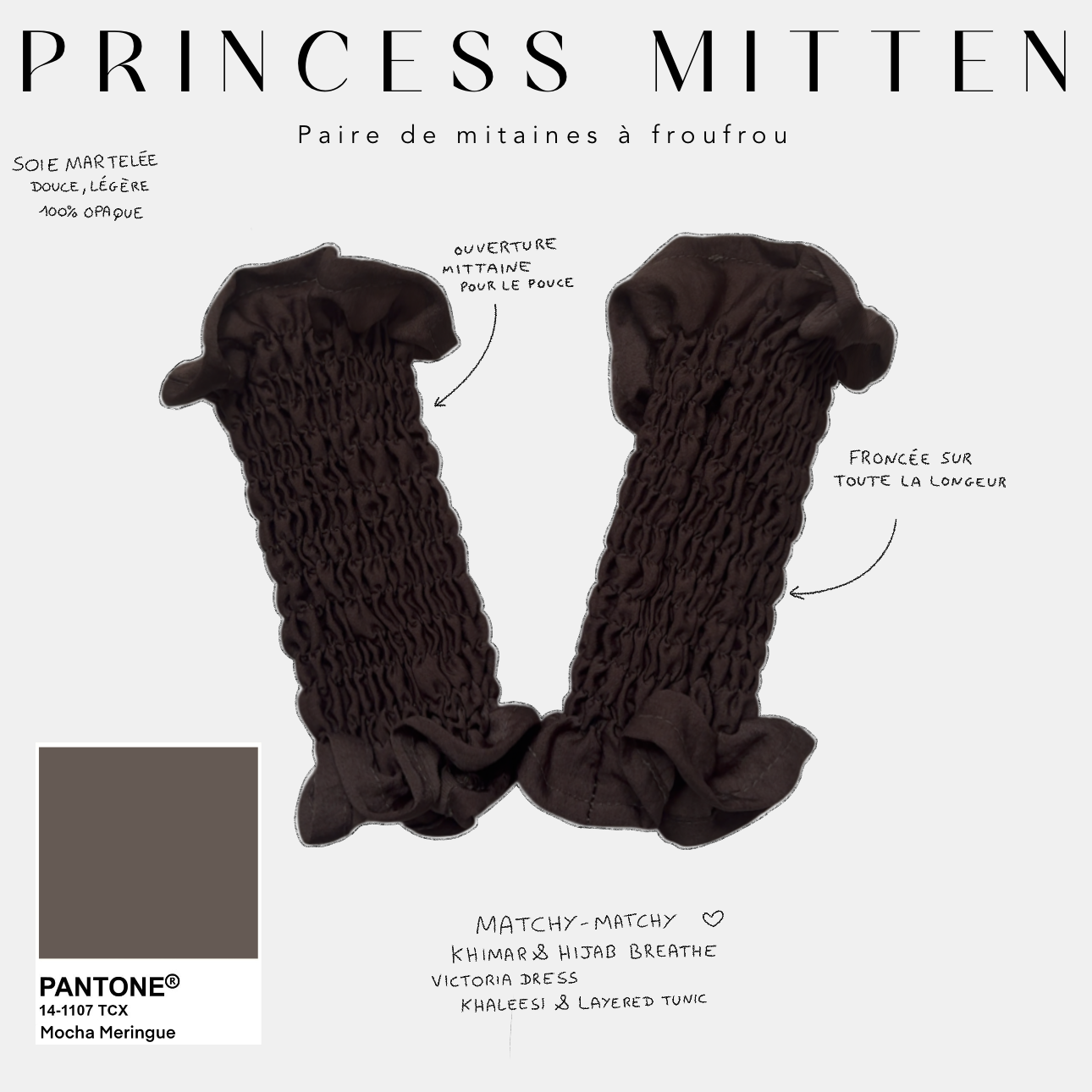 Princess mitten mocha meringue