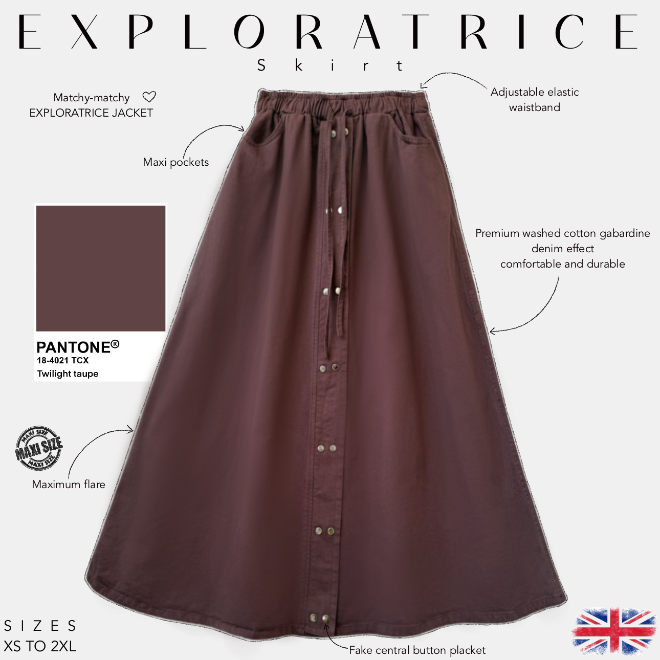 Skirt exploratrice 