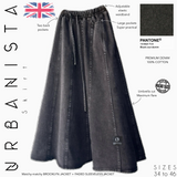 Urbanista denim skirt panton black out denim