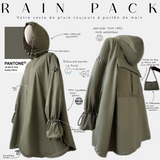 Votre veste de pluie à portée de main rain pack