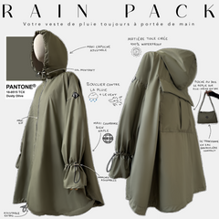 Votre veste de pluie à portée de main rain pack