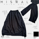 harem pant mistral black night 