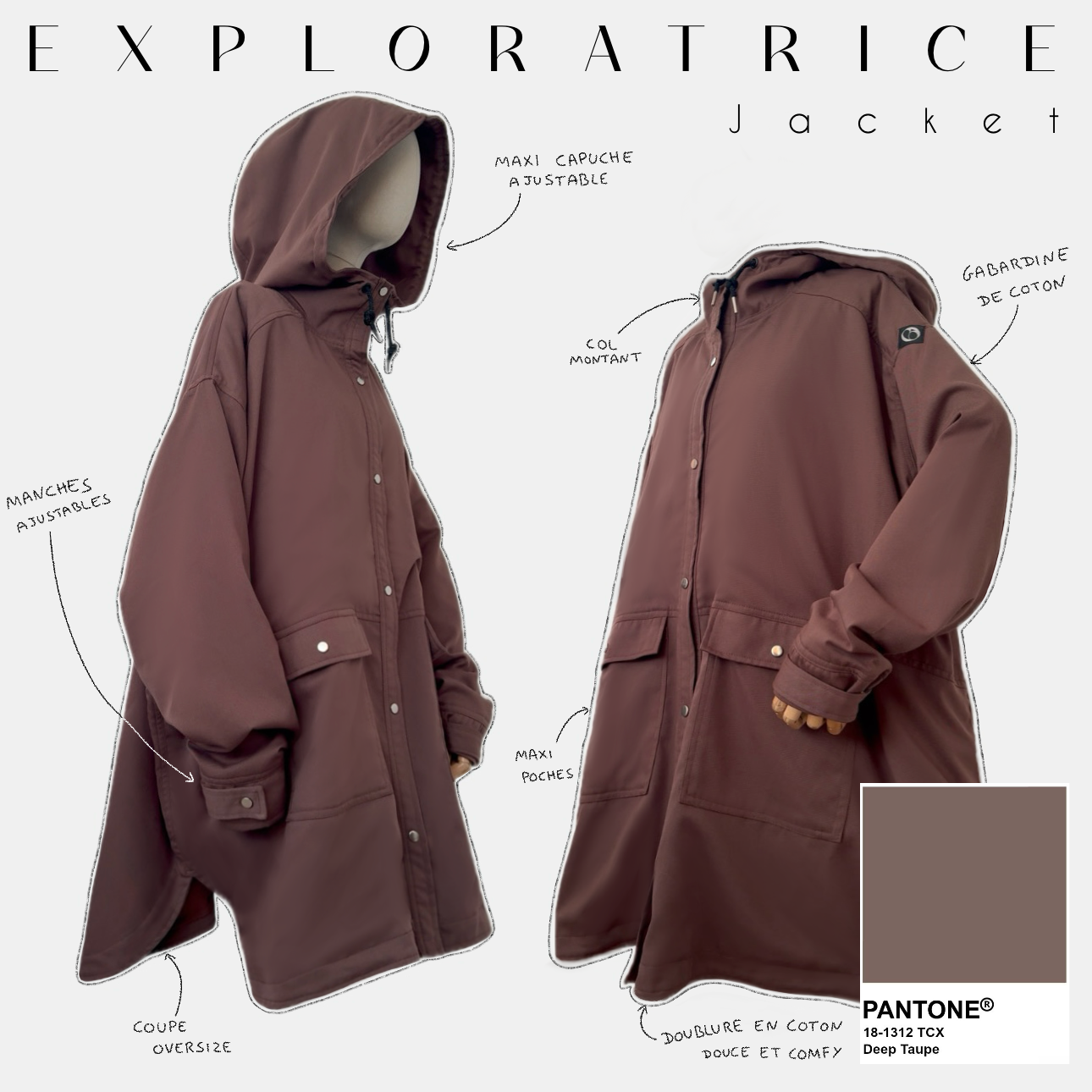 jackrt exploratrice deep taupe 