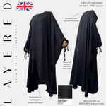 layered  long & loose crossed tunic nebulosity