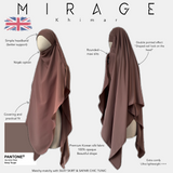 mirage khimar pantone deep taupe