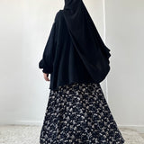 outfit with bloom skirt