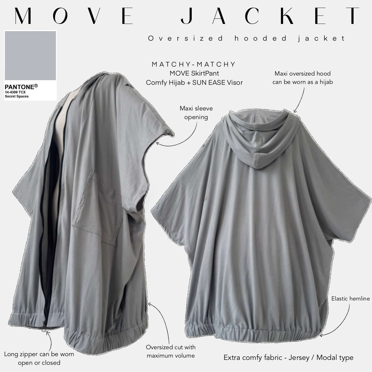 oversized hooded jacket move jacket secret spaces