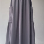 Safari gray skirt stormy weather 