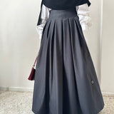 school skirt gray