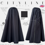 skirt  cityline moonless nigh
